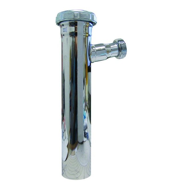 Plumb Pak Branch Tailpiece, 34 in, 8 in L, Threaded, Brass PP141CP Zoro